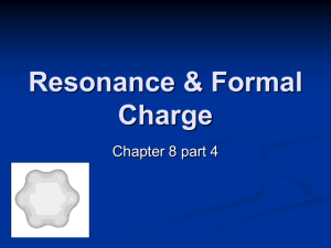 Resonance & Formal Charge