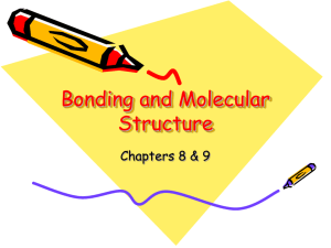 Bonding and Molecular Structure