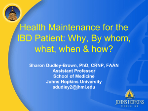 Health Maintenance For Your IBD Patient