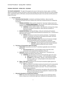 Criminal Procedure – Goldman (2010)