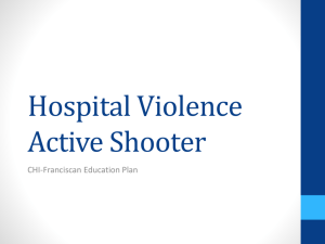 Active Shooter - Washington State Hospital Association