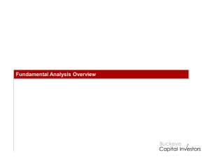 Fundamental Analysis - Buckeye Capital Investors