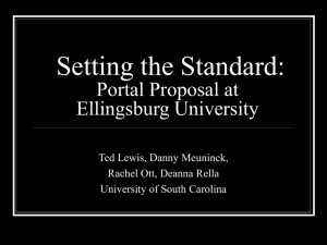 Campus Portal Proposal Ellingsburg University