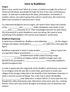 Guided Notes for Buddhism