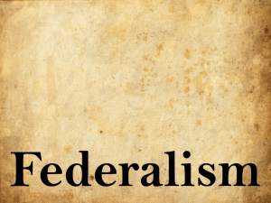Federalism - Hackettstown School District