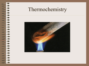 Thermochemistry ppt 1/28