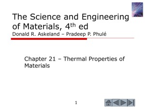 The Science and Engineering of Materials, 4th ed Donald R. Askeland
