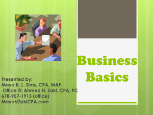 Business Basics Presentation