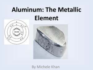 Aluminum: The Metallic Element