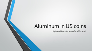 Aluminum in US coins