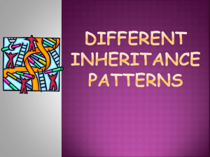 Modes of Inheritance PP