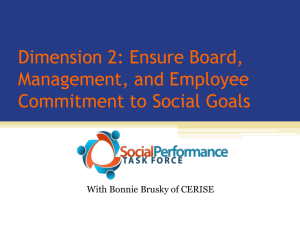 Section 2: Ensure Board, Management, and Employee Commitment