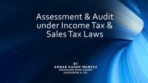 Assessment - Karachi Tax Bar Association