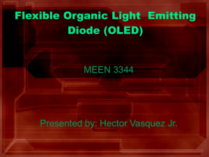 Flexible Organic LED Display