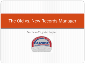 The Old vs. New Records Manager
