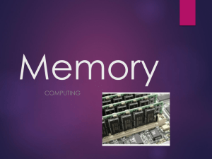 Memory - Can You Compute?