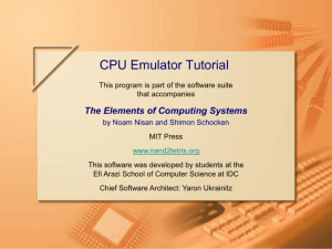 CPU Emulator Tutorial