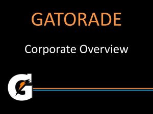 Gatorade_Corp_Overview - Planning-is