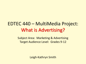 EDTEC 440 * MultiMedia Project