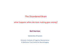 The Disordered Brain what happens when decision making goes