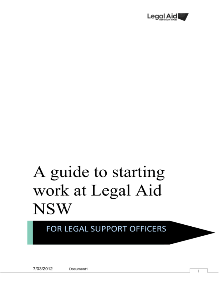  Legal Aid NSW