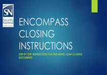 Encompass Closing Instructions: Step-by-Step Guide