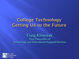 College Technology - Getting Us to the Future