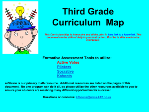 3rd Interactive Curriculum Map