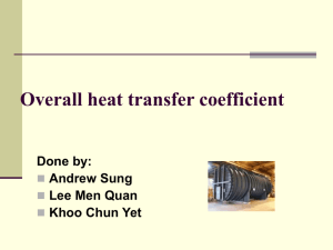 heat transfer coefficient