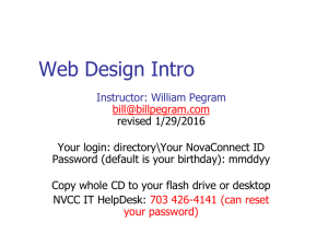 Web 1 html5 - NOVA Student Web