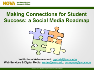 Making Connections for Student Success: A Social Media Roadmap
