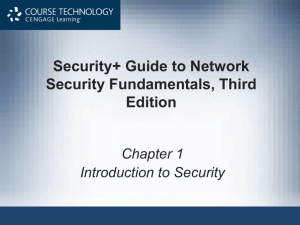 Security+ Guide to Network Security Fundamentals