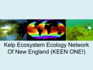 KEEN-ONE_2014 - Kelp Ecosystem Ecology Network