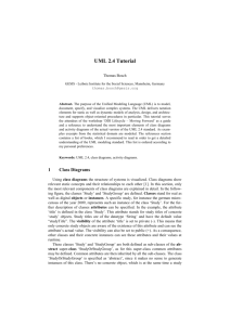 UML 2.4 tutorial - Data Documentation Initiative