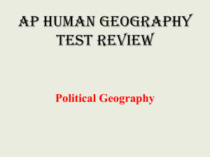 Political Geography PPT