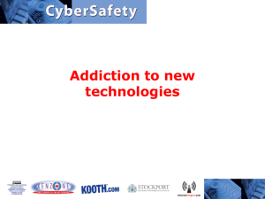 Addiction to new technologies - Stockport Continuing Education