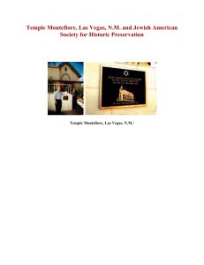 Jashp History - Jewish American Society for Historic Preservation