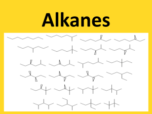Topic 3 Alkanes