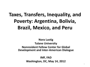 Taxes, Transfers, Inequality, and Poverty: Argentina