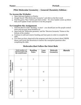 Shapes of molecules and molecular ions