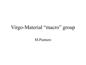 VIRGO-MAT activities