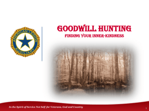 Goodwill Hunting Presentation