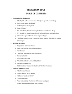 the keenan edge table of contents