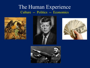 The Human Experience Culture -- Politics