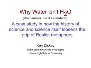Why Water Isn't H2O