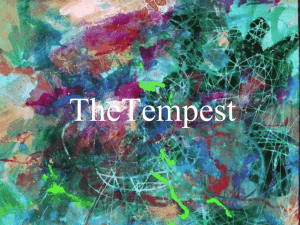 The Tempest - SCF Faculty Site Homepage