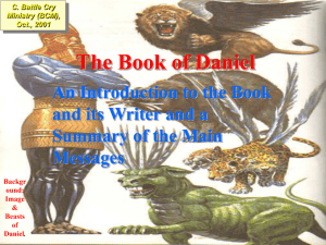 The Book of Daniel - BattleCry Ministry