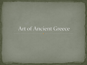 Art of Ancient Greece - Pikeville Independent Schools