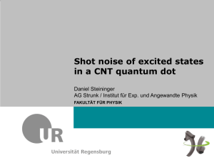 Shot noise of excited states in a carbon nanotube quantum dot