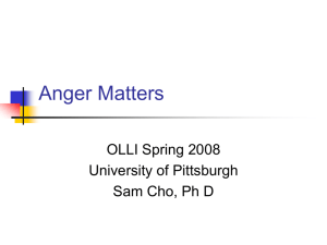 Anger Matters